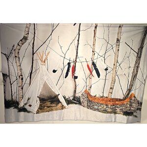 Kate Backdrop Canoe Tee Pee Wrinkle Free Fabric Photography Photo Shoot 5' x 7'